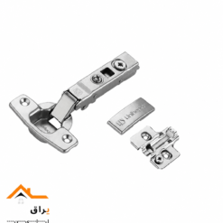 لولای سه‌بعدی استیل با قابلیت تنظیم در سه جهت برای درب کابینت و کمد.